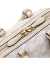 Ruby Satchel 25 Signature Textile Jacquard Cross Bag Beige - COACH - BALAAN 11