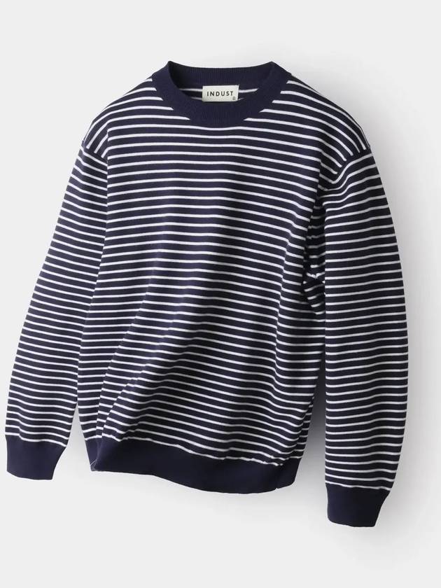 Cruise Stripe Knit Top Navy - INDUST - BALAAN 5