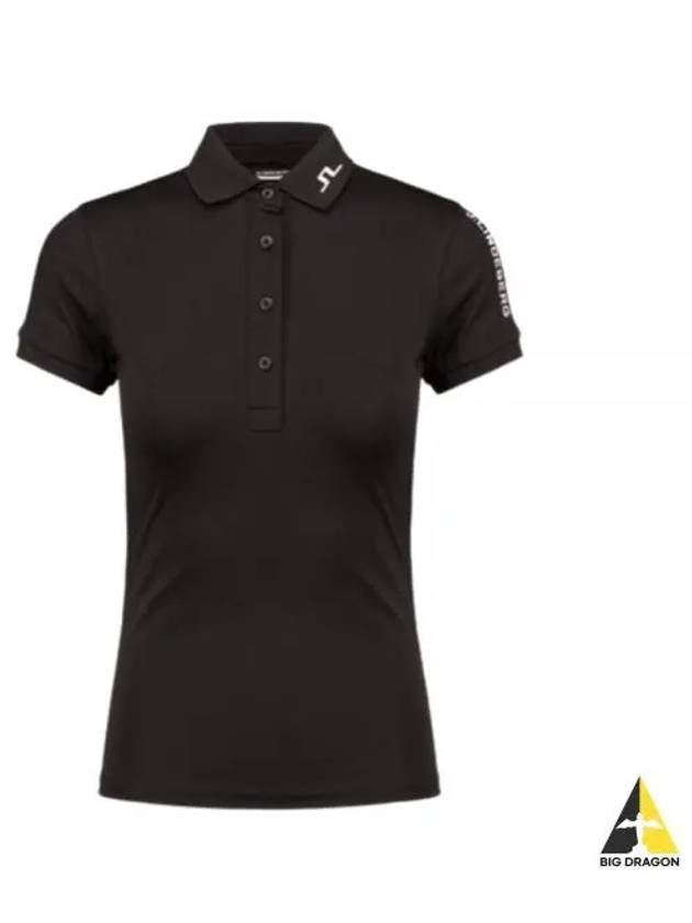 Women's Tour Tech Golf Polo Black - J.LINDEBERG - BALAAN 2