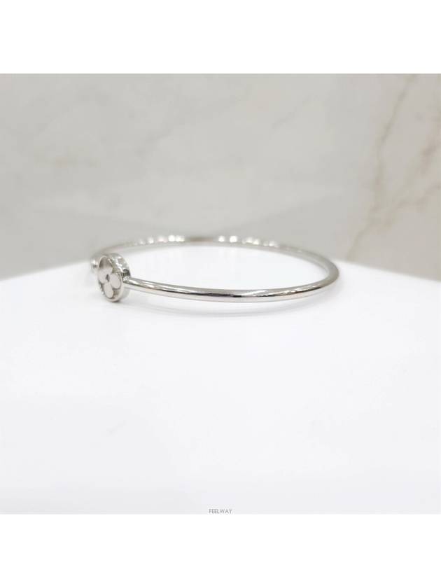 Lux You Diamond Idyll Blossom Twist Bracelet White Gold Q95535 - LOUIS VUITTON - BALAAN 2