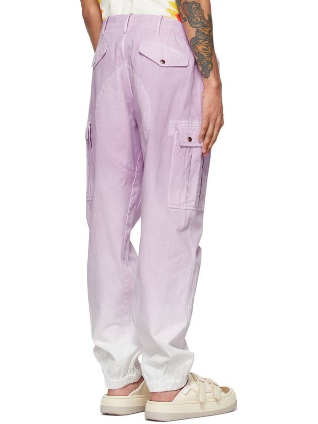 Purple Tie & Dye Cargo Pants - FAITH CONNEXION - BALAAN 4