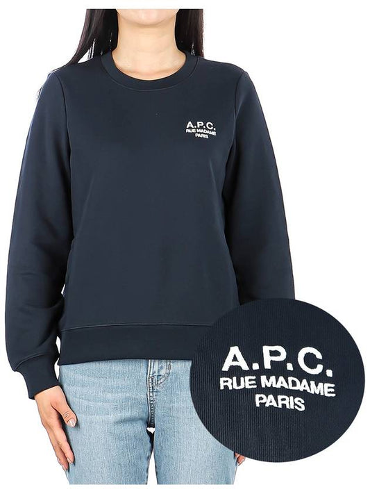 Skye Logo Sweatshirt Dark Navy - A.P.C. - BALAAN 2