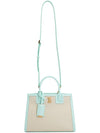 Mini Frances Canvas Tote Bag Mint - BURBERRY - BALAAN 8