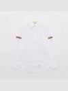 Armband Oxford Long Sleeve Shirt White - THOM BROWNE - BALAAN 2