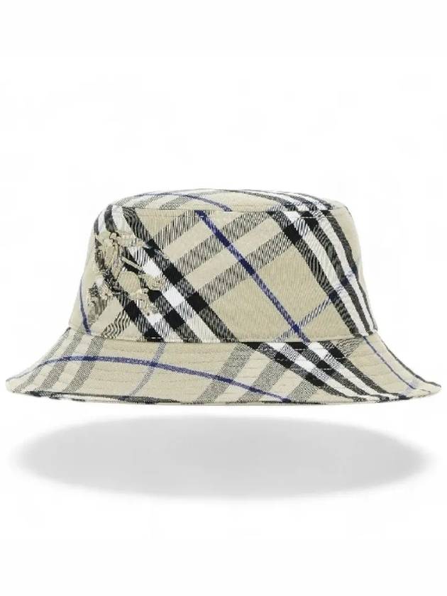 Check Bucket Hat Green - BURBERRY - BALAAN 3