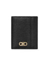 Gancini Card Wallet Black - SALVATORE FERRAGAMO - BALAAN 2