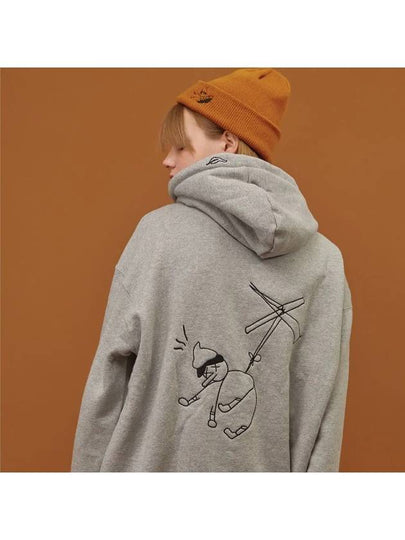 Embroidery Hooded Top Gray - CPGN STUDIO - BALAAN 3