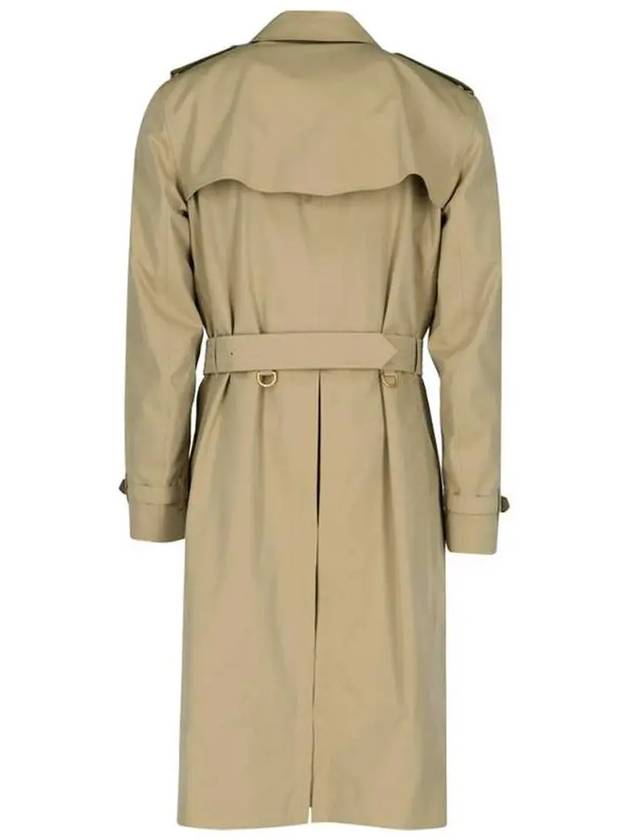 Men Kensington Heritage Trench Double Coat Beige - BURBERRY - BALAAN 4