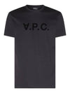 VPC Logo Organic Cotton Short Sleeve T-Shirt Black - A.P.C. - BALAAN 2