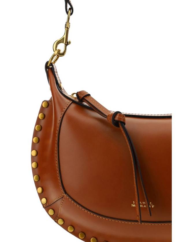 Moon Leather Shoulder Bag Cognac - ISABEL MARANT - BALAAN 4