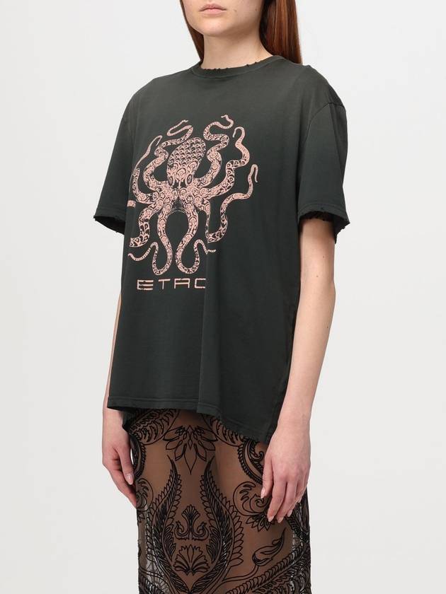 T-shirt Etro in cotone con stampa - ETRO - BALAAN 4