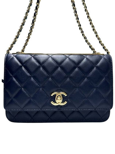 A80982 Trendy CC WOC Navy Lambskin Cross Bag - CHANEL - BALAAN 2