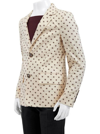 Burberry Boys Star Print Cotton Tailored Blazer Jacket, Size 3Y - BURBERRY - BALAAN 2