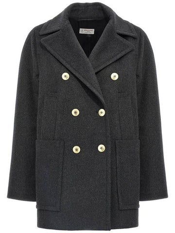 Alberto Biani Double-Breasted Coat - ALBERTO BIANI - BALAAN 1