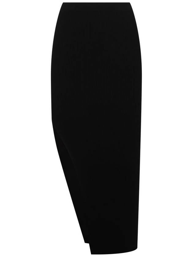 Rick Owens Black Viscose Skirt - RICK OWENS - BALAAN 5