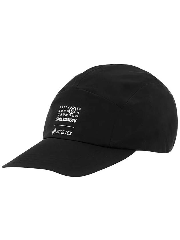 Numbering Logo Gore-Tex Ball Cap Black - MAISON MARGIELA - BALAAN 4