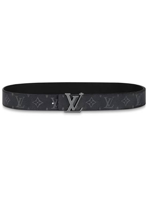 LV Initiales Reversible Monogram Leather Belt Black - LOUIS VUITTON - BALAAN 1