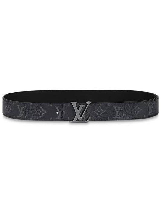 LV Initiales 35MM Reversible Belt Grey - LOUIS VUITTON - BALAAN 1