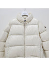 Women s Logo Patch ABBADIA Down Padded Short Jacket Off White 1A00007 5963V 070 - MONCLER - BALAAN 3