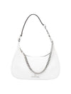 Women's Piper Small Shoulder Bag White - MICHAEL KORS - BALAAN.