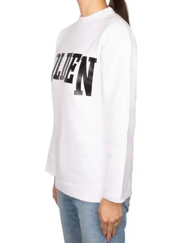 Logo Overfit Sweatshirt White - GOLDEN GOOSE - BALAAN 4