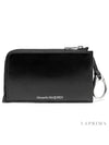 Zipper Card Wallet Black - ALEXANDER MCQUEEN - BALAAN 4