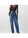 Corsy Oversized Jeans Blue - ISABEL MARANT - BALAAN 4