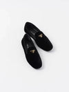 Velvet Loafers Black - PRADA - BALAAN 3