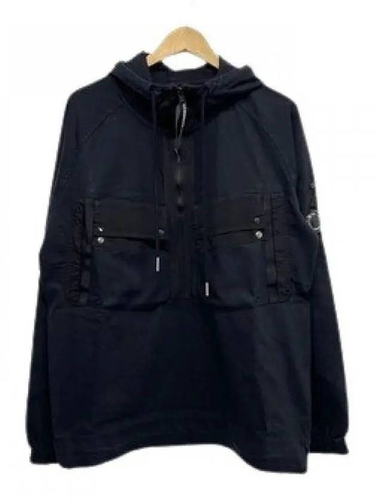 Two Pocket Hooded Anorak Black - CP COMPANY - BALAAN 2