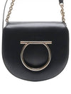 Salvatore Gancini Bella Large Cross Bag Black - SALVATORE FERRAGAMO - BALAAN.