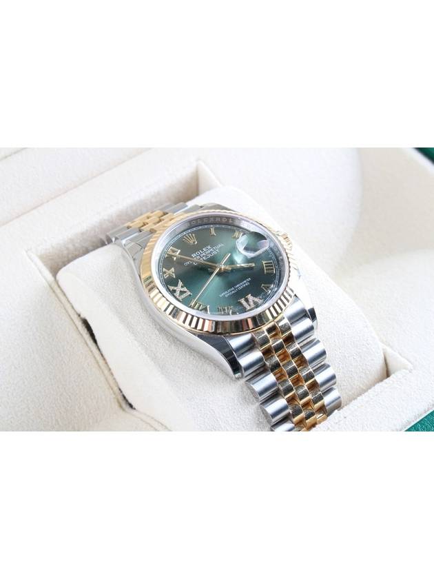 Rolex Datejust 36 Olive Green 69 Diamond 21 Years - ROLEX - BALAAN 4