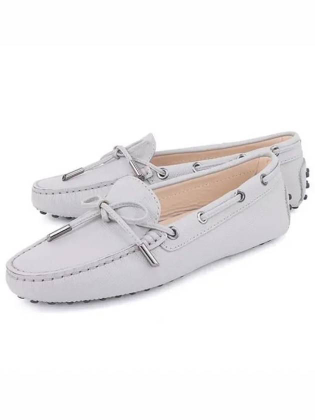 Women's Gommino Laceto Driving Shoes Grey - TOD'S - BALAAN 2