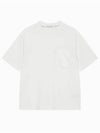 Jeans Cooling Relax Fit Short Sleeve T-Shirt White - CALVIN KLEIN - BALAAN 1