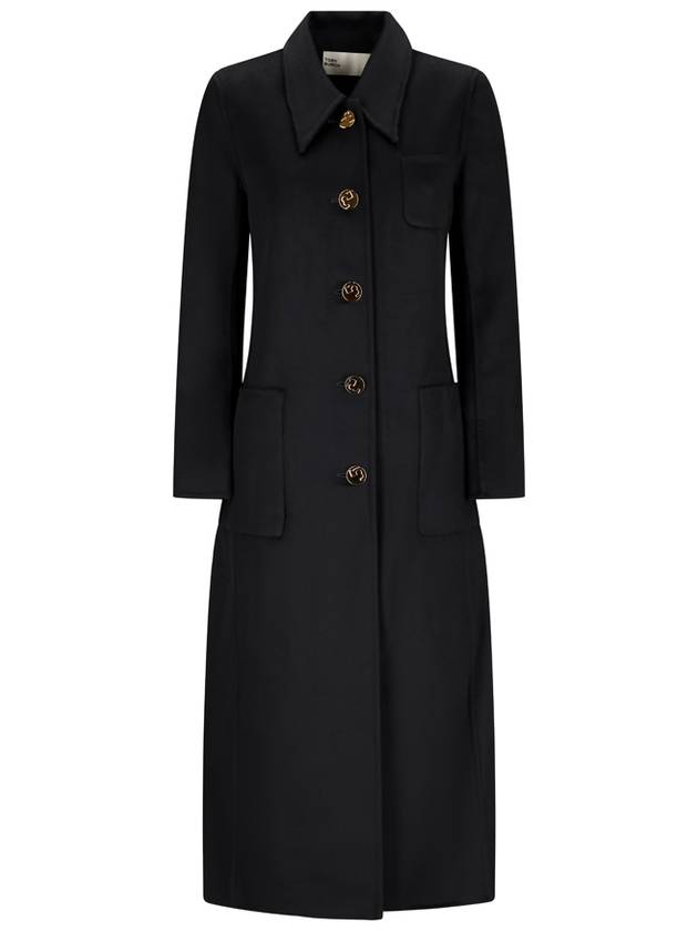 BRUSHED WOOL COAT - TORY BURCH - BALAAN 1