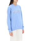 Wellness Crew Neck Cotton Sweatshirt Light Blue - SPORTY & RICH - BALAAN 3