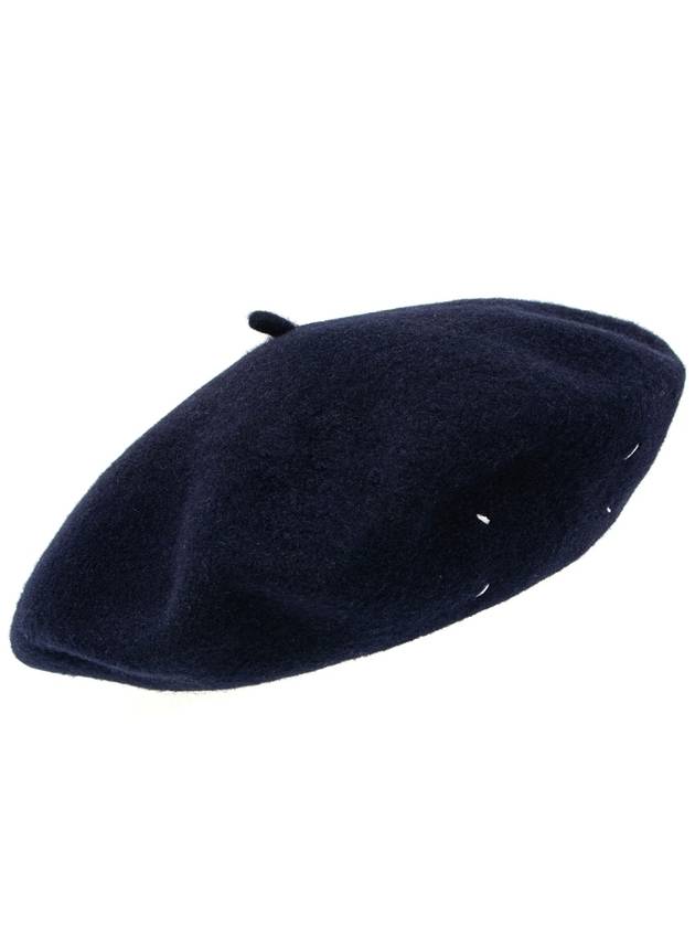 Stitch Beret Navy - MAISON MARGIELA - BALAAN.