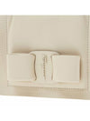 Viva Bow Compact Half Wallet Bone - SALVATORE FERRAGAMO - BALAAN 7