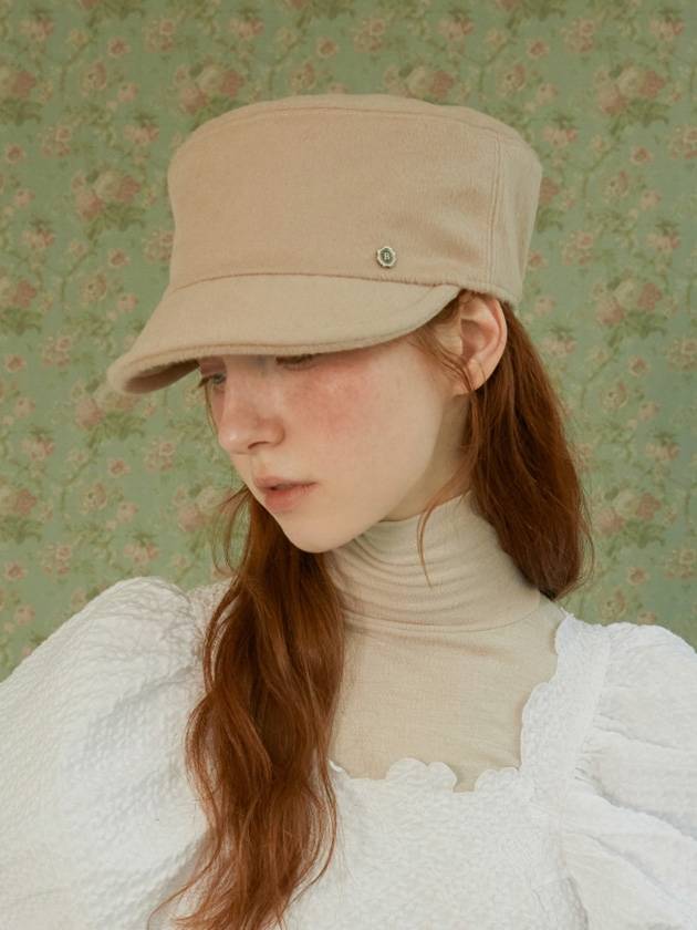 Creamy cap Pale greyish pink - BROWN HAT - BALAAN 2