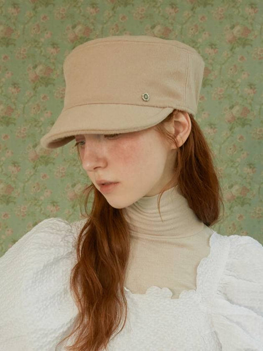 Creamy cap Pale greyish pink - BROWN HAT - BALAAN 1