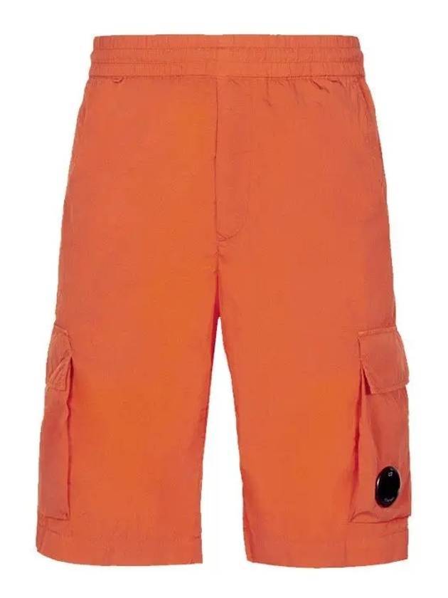 Chrome R Logo Decoration Bermuda Cargo Shorts Orange - CP COMPANY - BALAAN 1