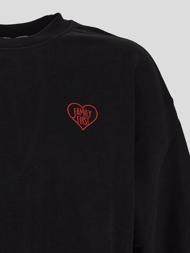 Family First Sweatshirt With Heart Embroidery - FAMILY FIRST - BALAAN 3