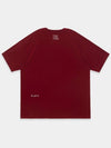 Grand Hotel Restaurant Short Sleeve T-Shirt Burgundy - KINETO - BALAAN 4