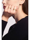 Coco Crush Quilted Motif Mini Ring Gold - CHANEL - BALAAN 7