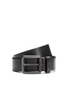 Men's Casual Leather Belt Black - HUGO BOSS - BALAAN 2