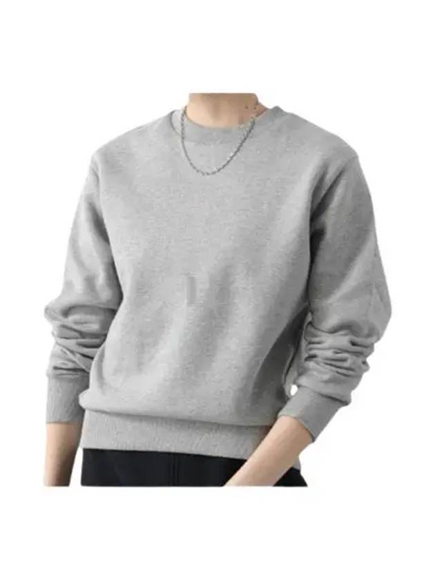 Boxy Micro Logo Sweatshirt Grey - A.P.C. - BALAAN 2