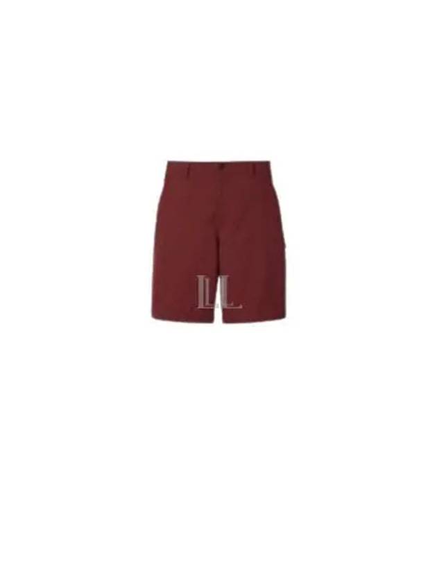 Rosso Ancora GG Canvas Shorts Red - GUCCI - BALAAN 2