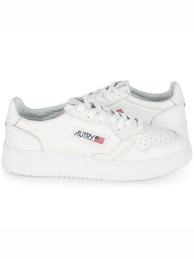 Medalist Logo Patch Low Top Sneakers White - AUTRY - BALAAN 3