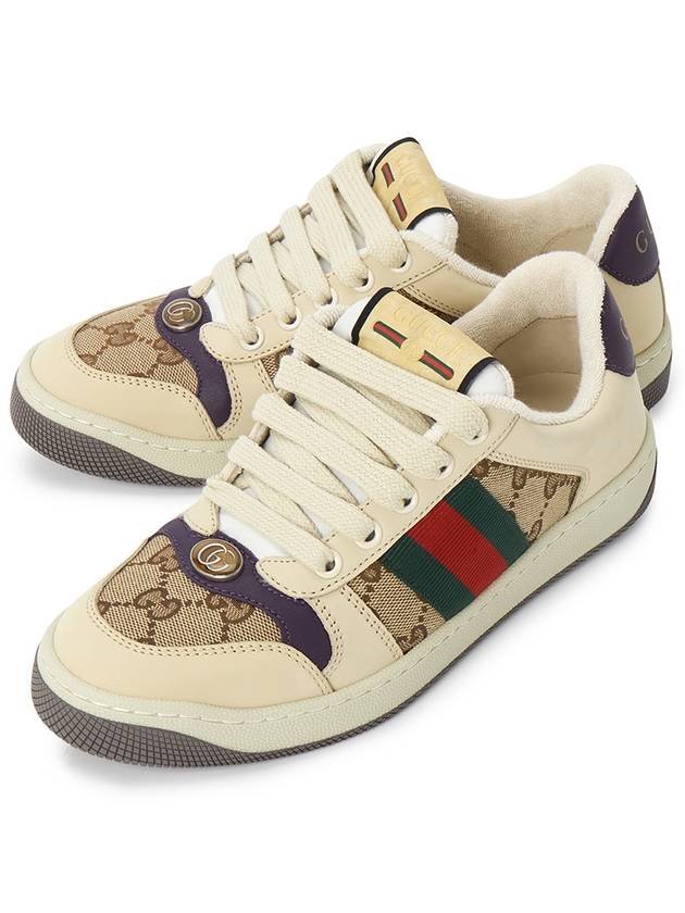 Screener GG Low Top Sneakers White - GUCCI - BALAAN 2