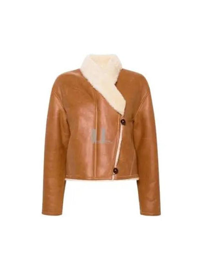 Eriana Reversible Suede Lambskin Leather Single Coat Cinnamon - ISABEL MARANT - BALAAN 2