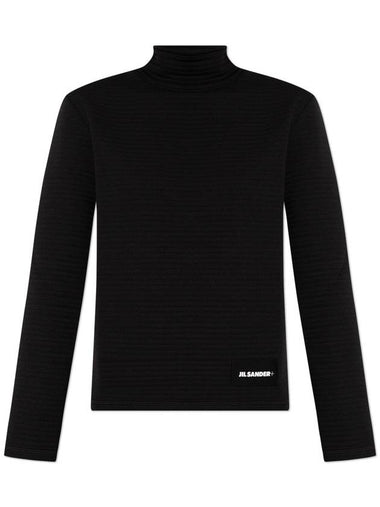 JIL SANDER+ Top With Logo, Women's, Black - JIL SANDER - BALAAN 1